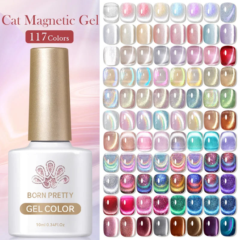 117 Colors Cat Magnetic Gel Nail Polish 10Ml Full Coverage Varnish Semi Permanent Super Gorgeous Nails Manicure